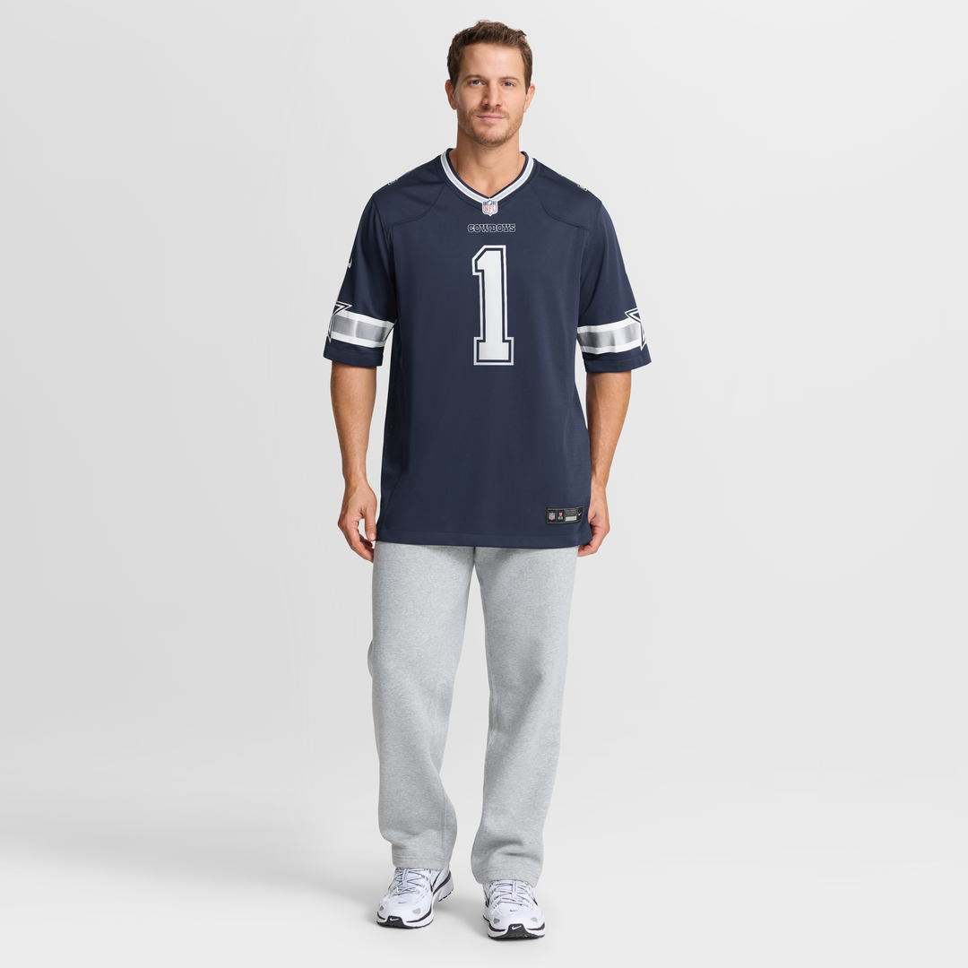 Men's Dallas Cowboys Number 1 Groom Navy