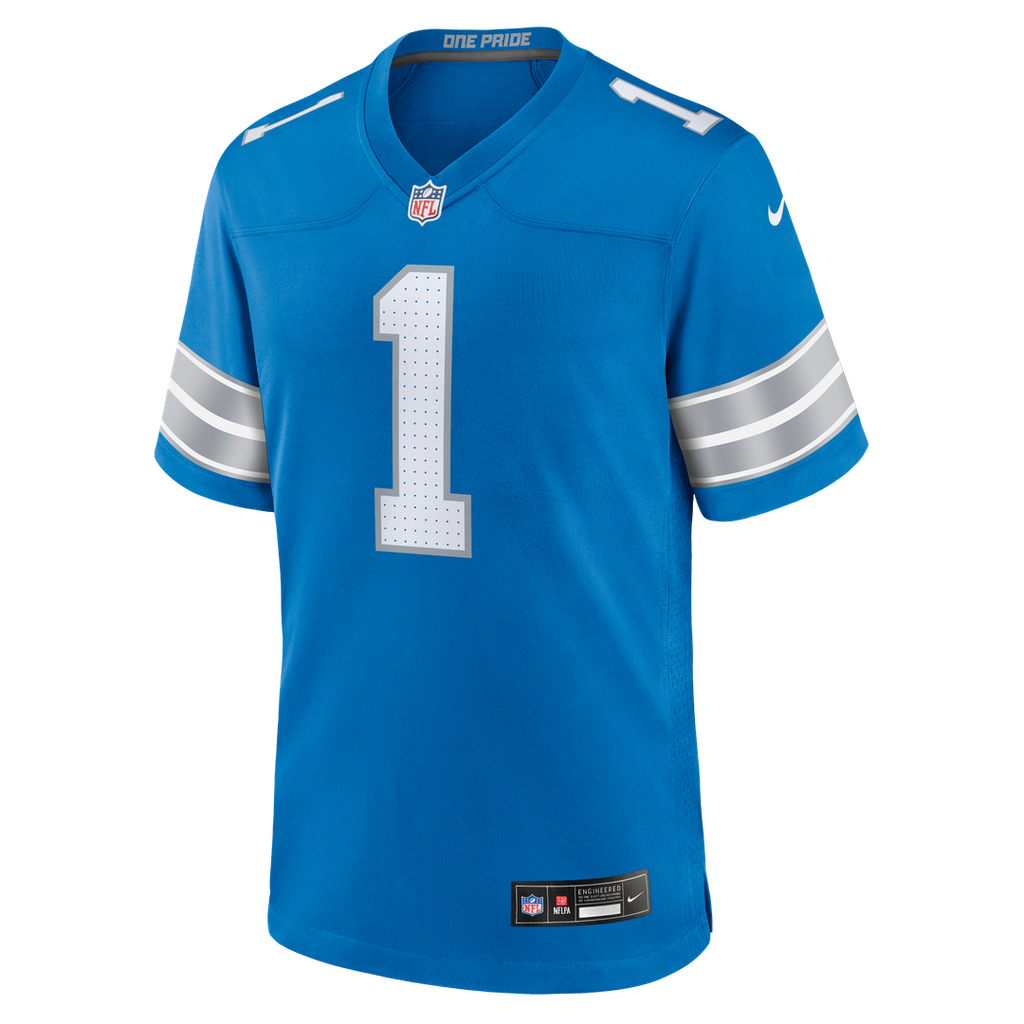 Men's Detroit Lions Blake Miller Blue Team