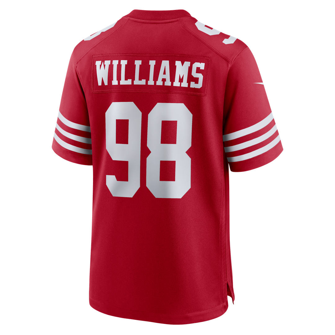 Men's San Francisco 49ers Mykel Williams Scarlet Team