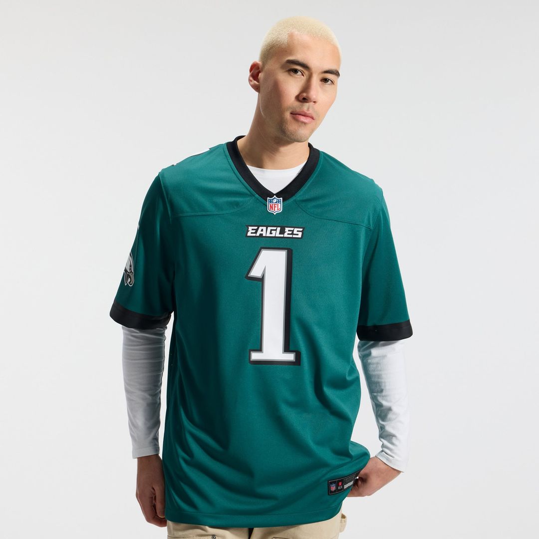Men's Philadelphia Eagles Jalen Hurts Midnight Green Team