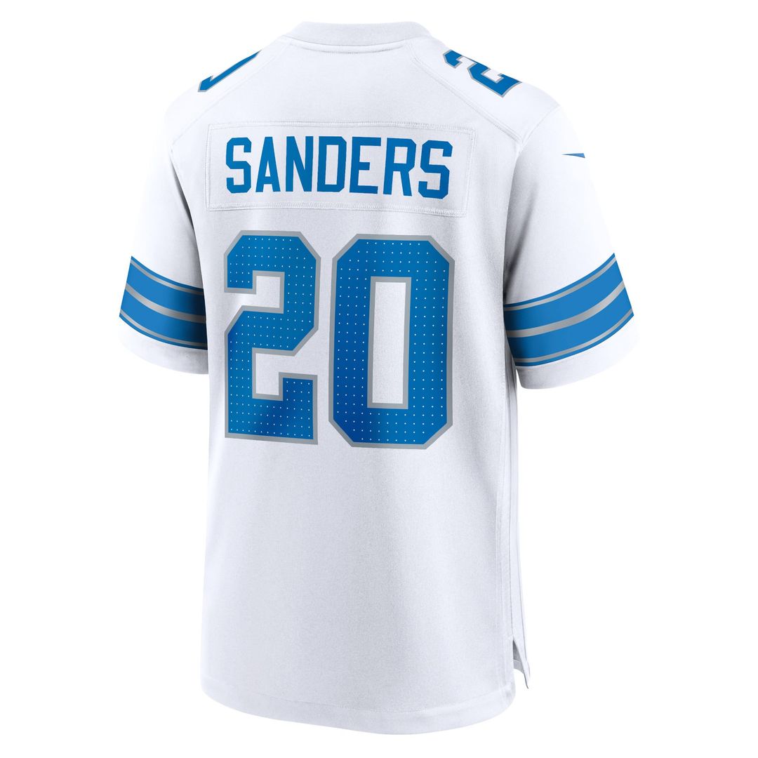Men's Detroit Lions Barry Sanders Blue Retired Player