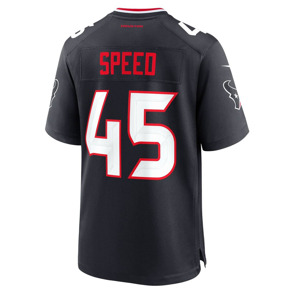 Men's Houston Texans E.J. Speed Navy Team