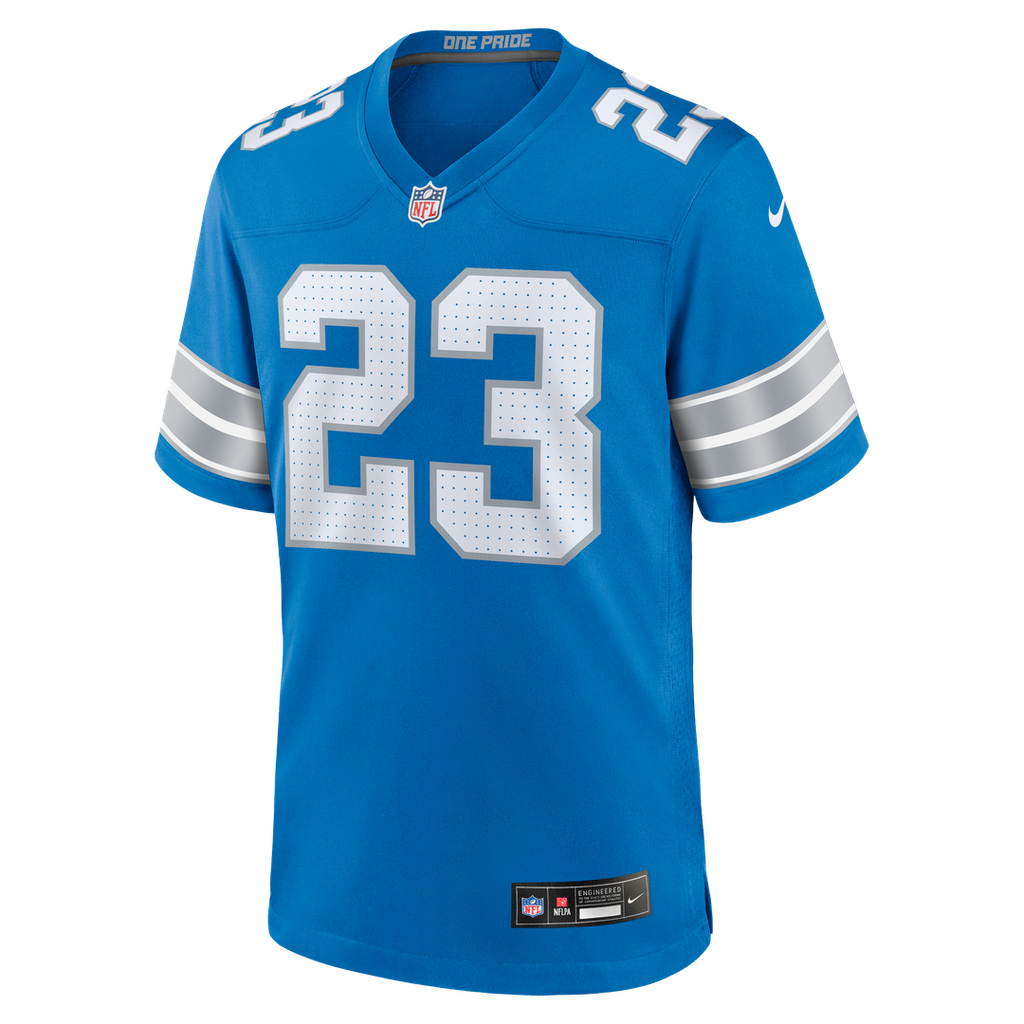 Men's Detroit Lions Rock Ya-Sin Blue Team