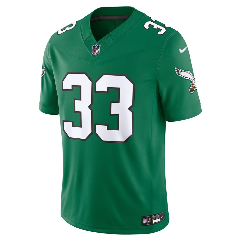 Men's Philadelphia Eagles Cooper DeJean Kelly Green Alternate Vapor F.U.S.E. Stitched