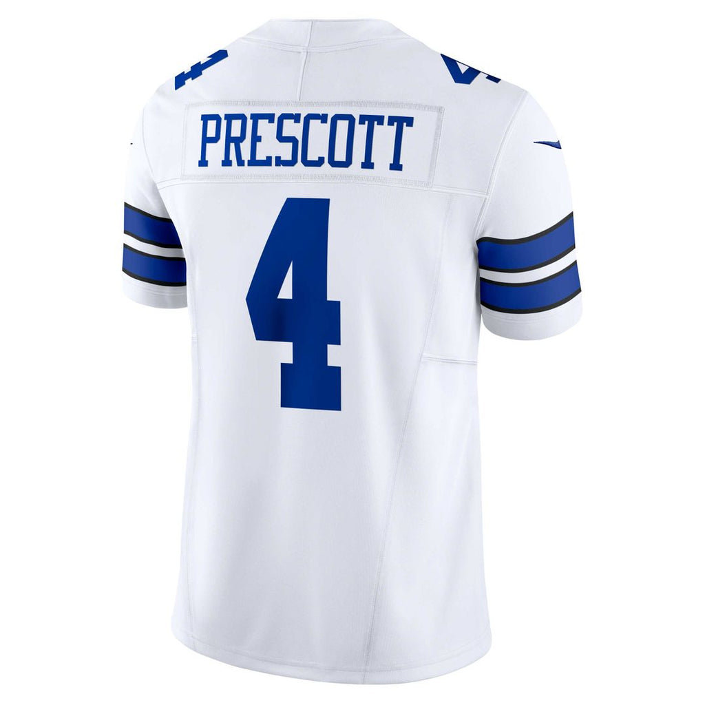 Men's Dallas Cowboys Dak Prescott White Vapor F.U.S.E.