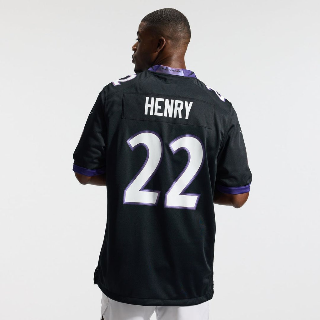 Men's Baltimore Ravens Derrick Henry Black Alternate