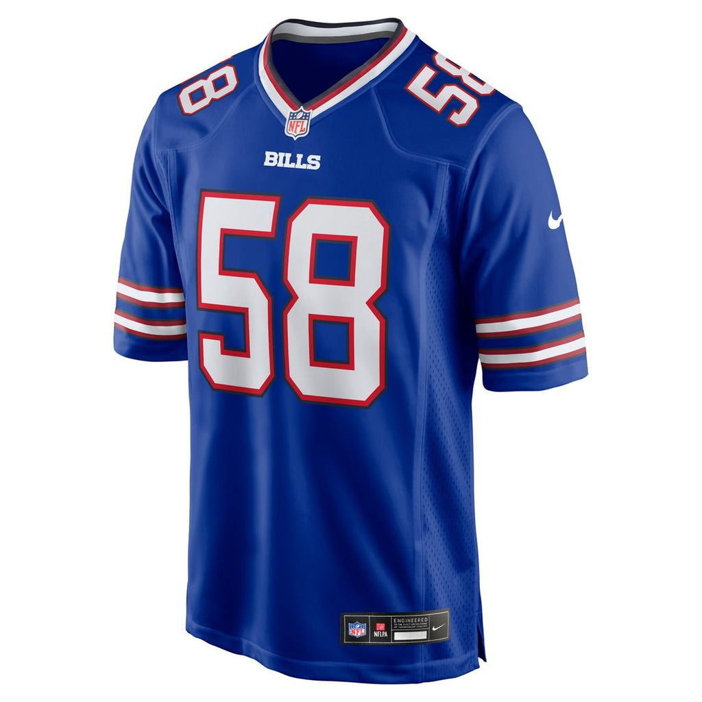 Men's Buffalo Bills Matt Milano Red Alternate