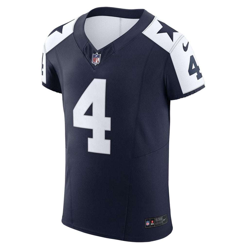 Men's Dallas Cowboys Dak Prescott Navy Alternate Vapor F.U.S.E. Elite Jersey