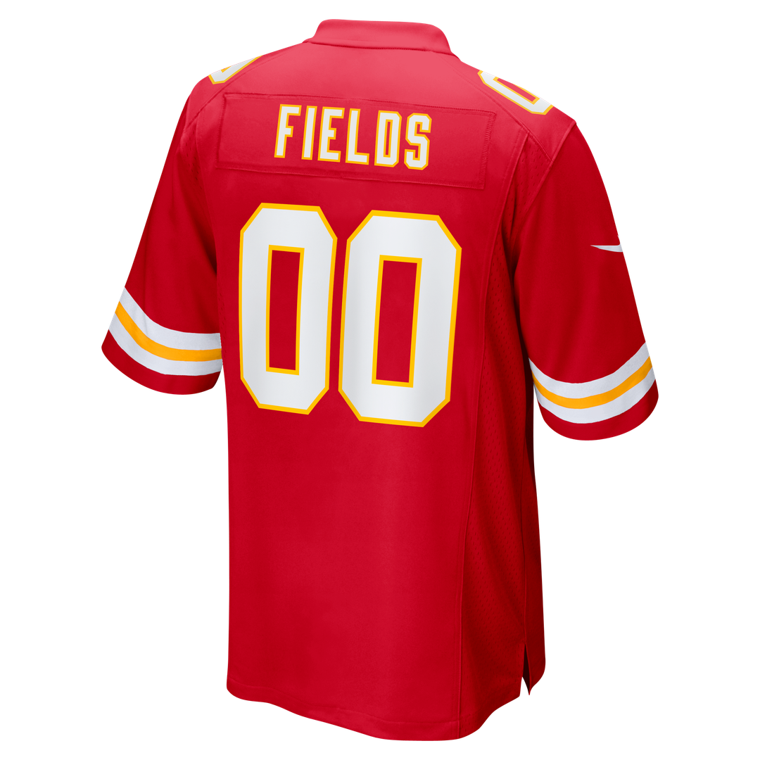 Men's Kansas City Chiefs Justin Fields Red