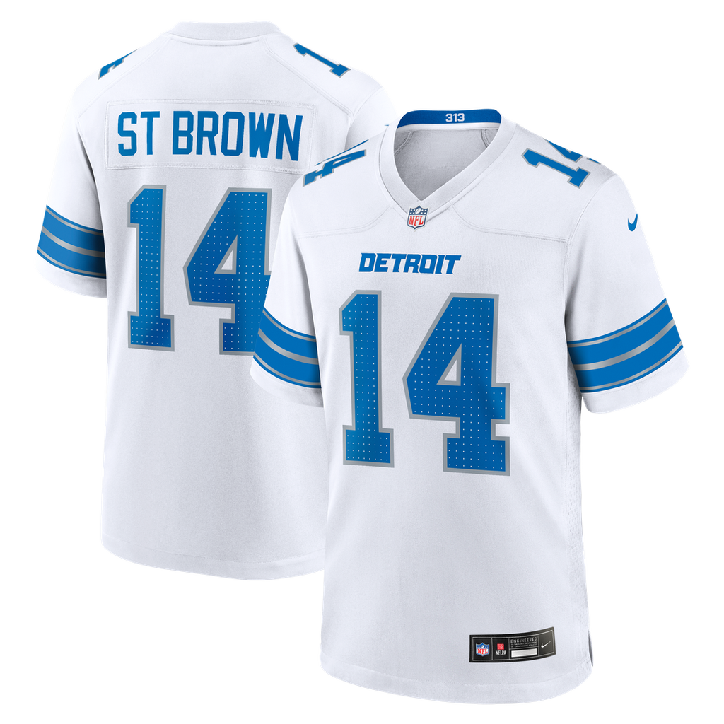 Men's Detroit Lions Amon-Ra St. Brown Black 2nd Alternate