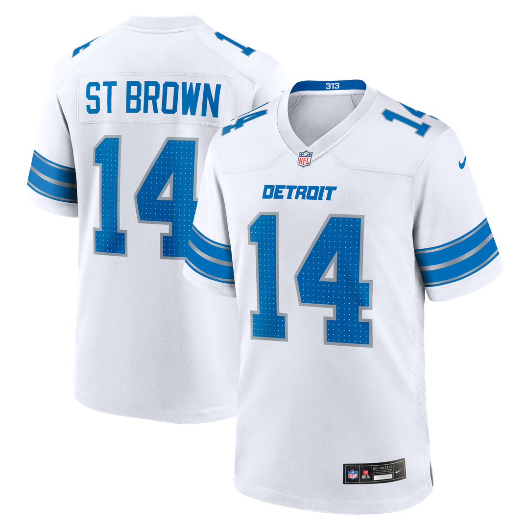 Men's Detroit Lions Amon-Ra St. Brown Black 2nd Alternate