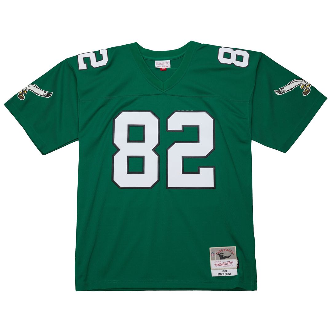 Men's Philadelphia Eagles Mike Quick Kelly Green Legacy Replica Jersey