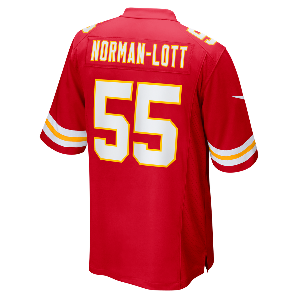Men's Kansas City Chiefs Omarr Norman-Lott Red Team