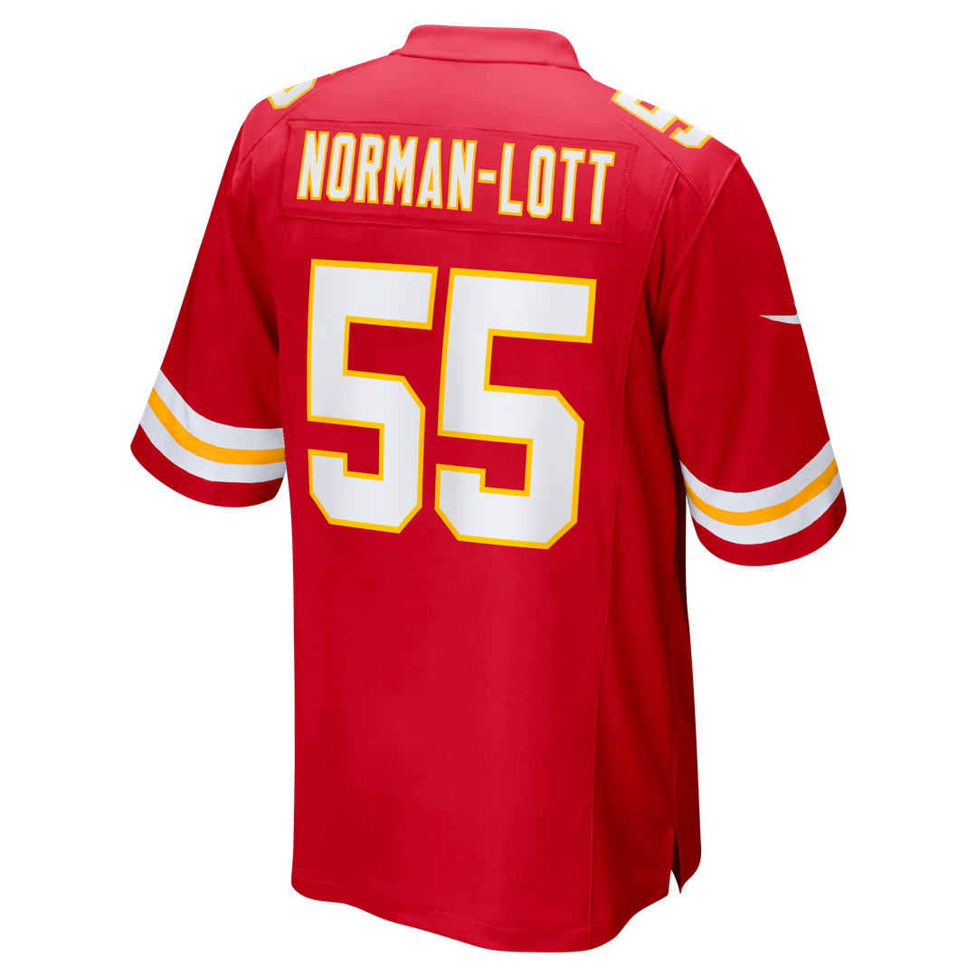 Men's Kansas City Chiefs Omarr Norman-Lott Red Team