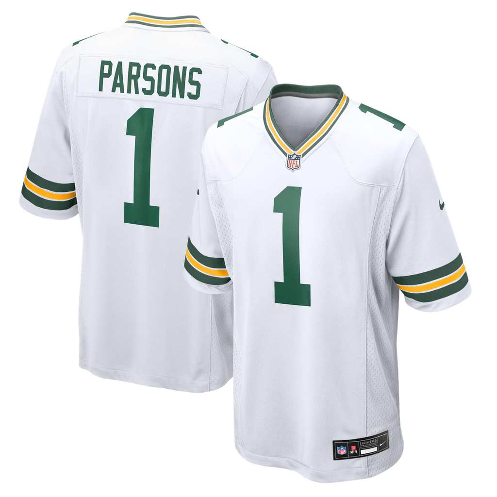 Men's Green Bay Packers Micah Parsons Green Game Player Jersey
