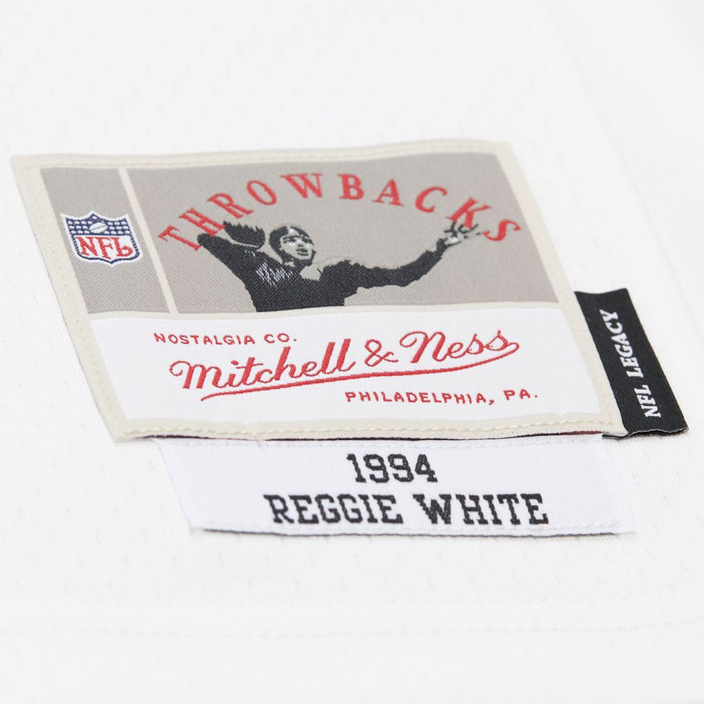 Men's Green Bay Packers Reggie White White 1994 Legacy Replica Jersey