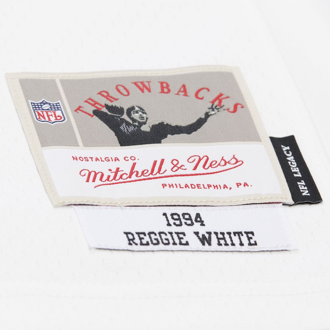 Men's Green Bay Packers Reggie White White 1994 Legacy Replica Jersey
