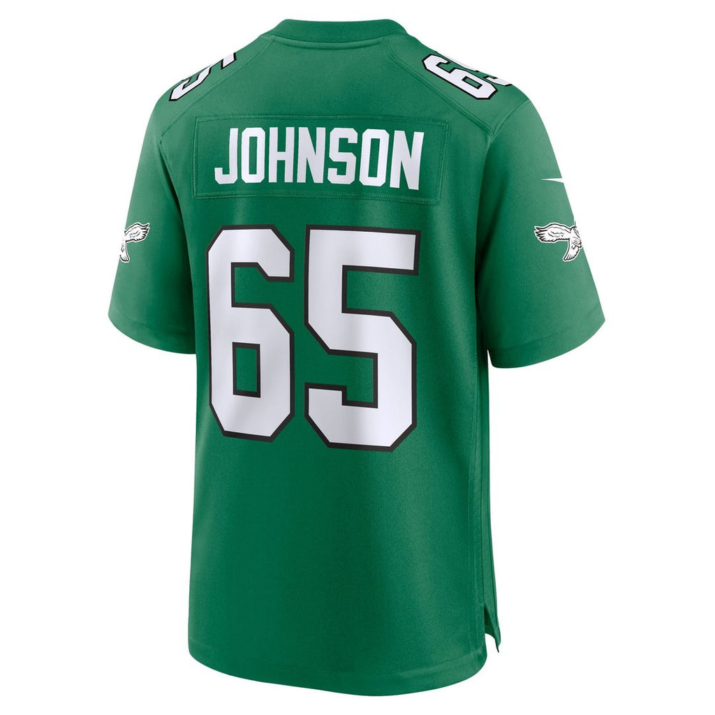 Men's Philadelphia Eagles Lane Johnson Kelly Green Alternate