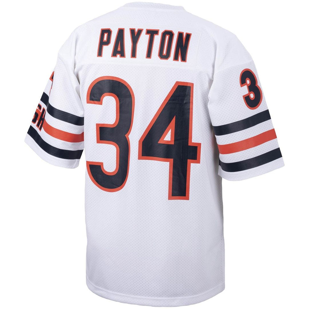 Men's Chicago Bears Walter Payton White Big & Tall 1985 Retired Player Replica Jersey