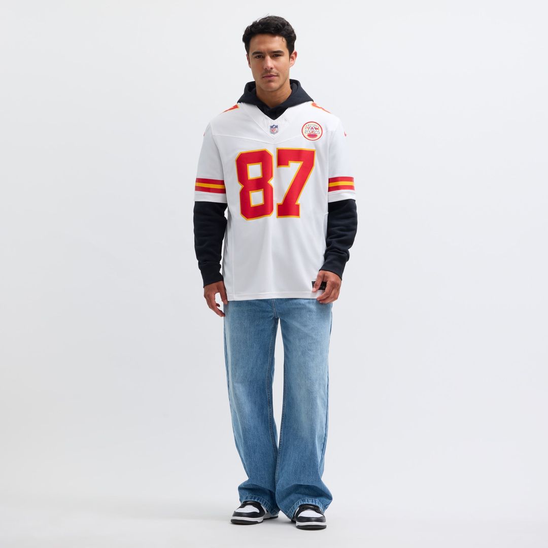 Men's Kansas City Chiefs Travis Kelce Red Vapor F.U.S.E.