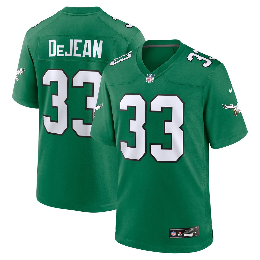 Men's Philadelphia Eagles Cooper DeJean Black Alternate