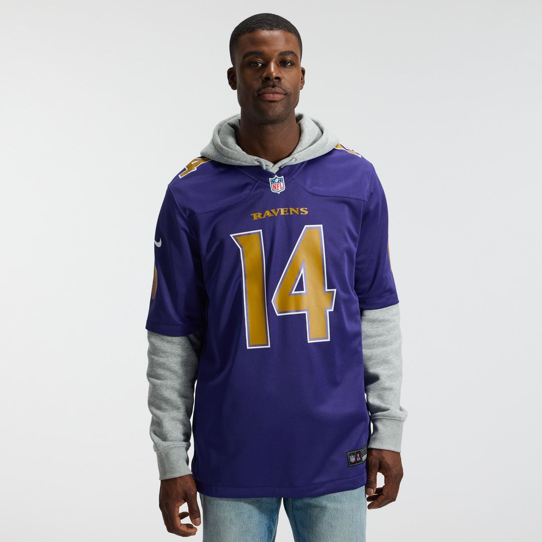 Men's Baltimore Ravens Kyle Hamilton Black Alternate