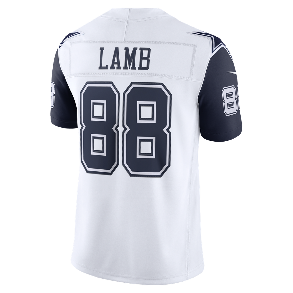 Men's Dallas Cowboys CeeDee Lamb Navy Team Vapor F.U.S.E. Stitched