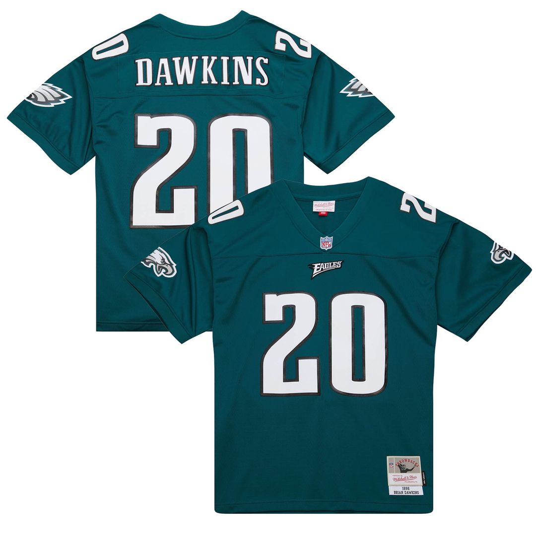 Men's Philadelphia Eagles Brian Dawkins Black Legacy Replica Jersey
