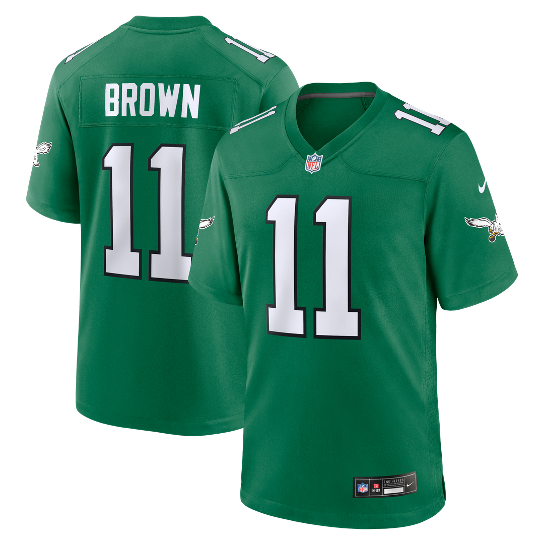 Men's Philadelphia Eagles A.J. Brown Midnight Green Team