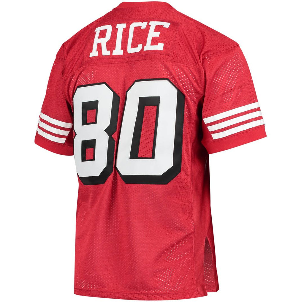 Men's San Francisco 49ers 1994 Jerry Rice Scarlet Authentic Throwback Retired Player Jersey