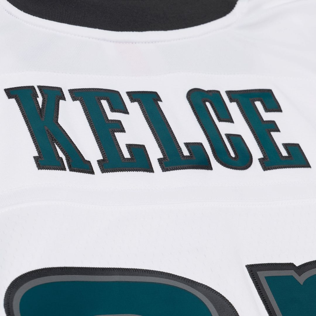 Men's Philadelphia Eagles Jason Kelce White Big & Tall 2011 Legacy Replica Player Jersey
