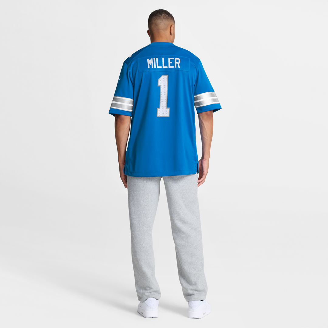 Men's Detroit Lions Blake Miller Blue Team