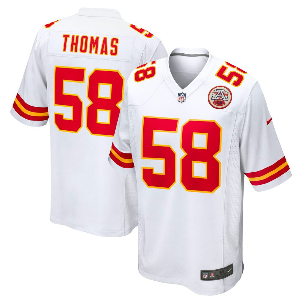 Men's Kansas City Chiefs Derrick Thomas Red Game Retired Player Jersey