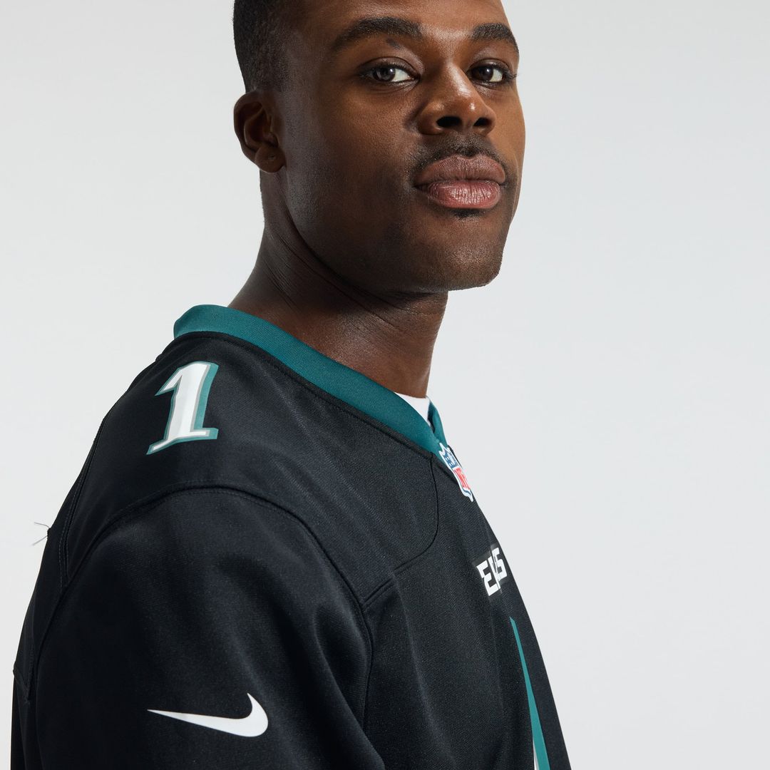 Men's Philadelphia Eagles Jalen Hurts Black Alternate