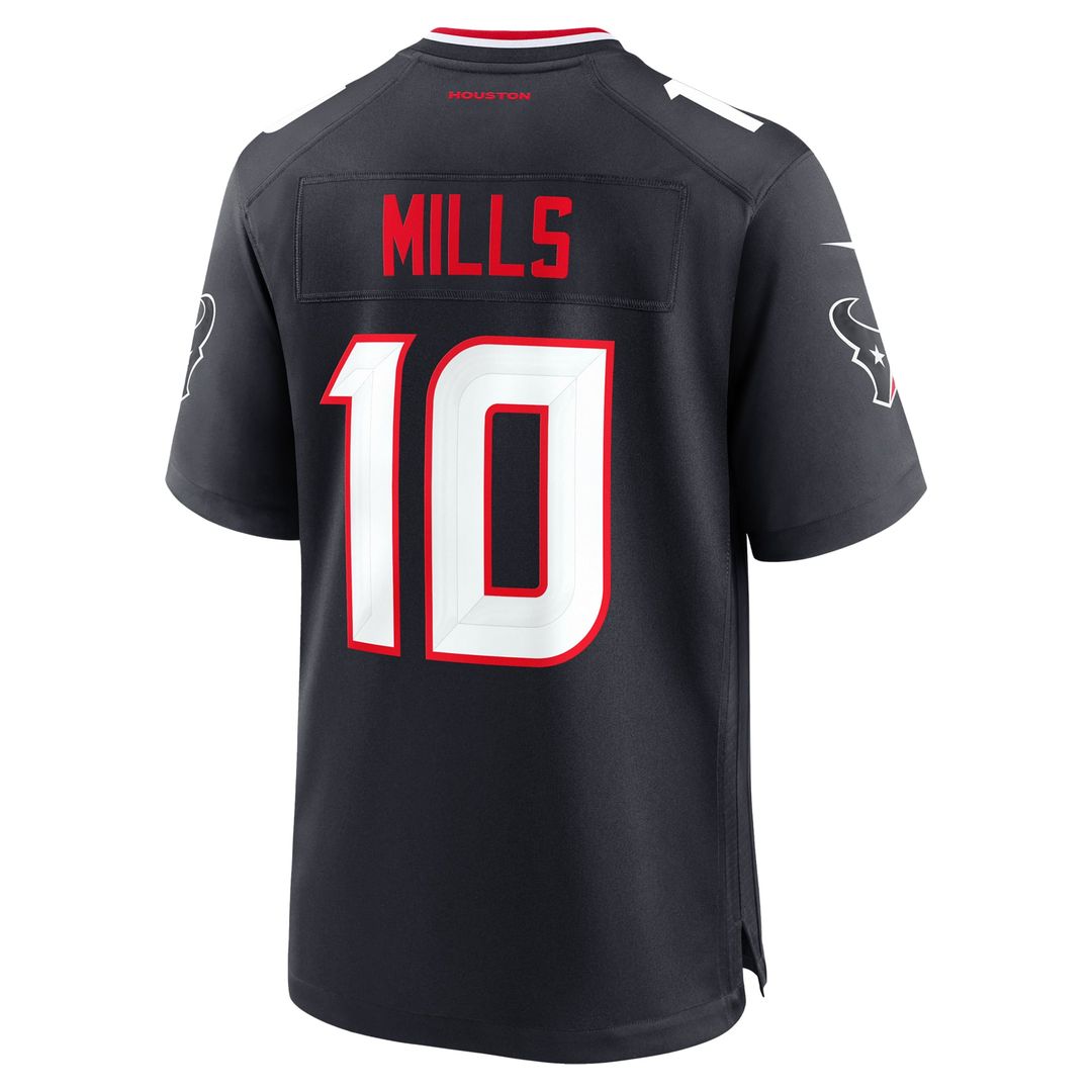 Men's Houston Texans Davis Mills Navy Team
