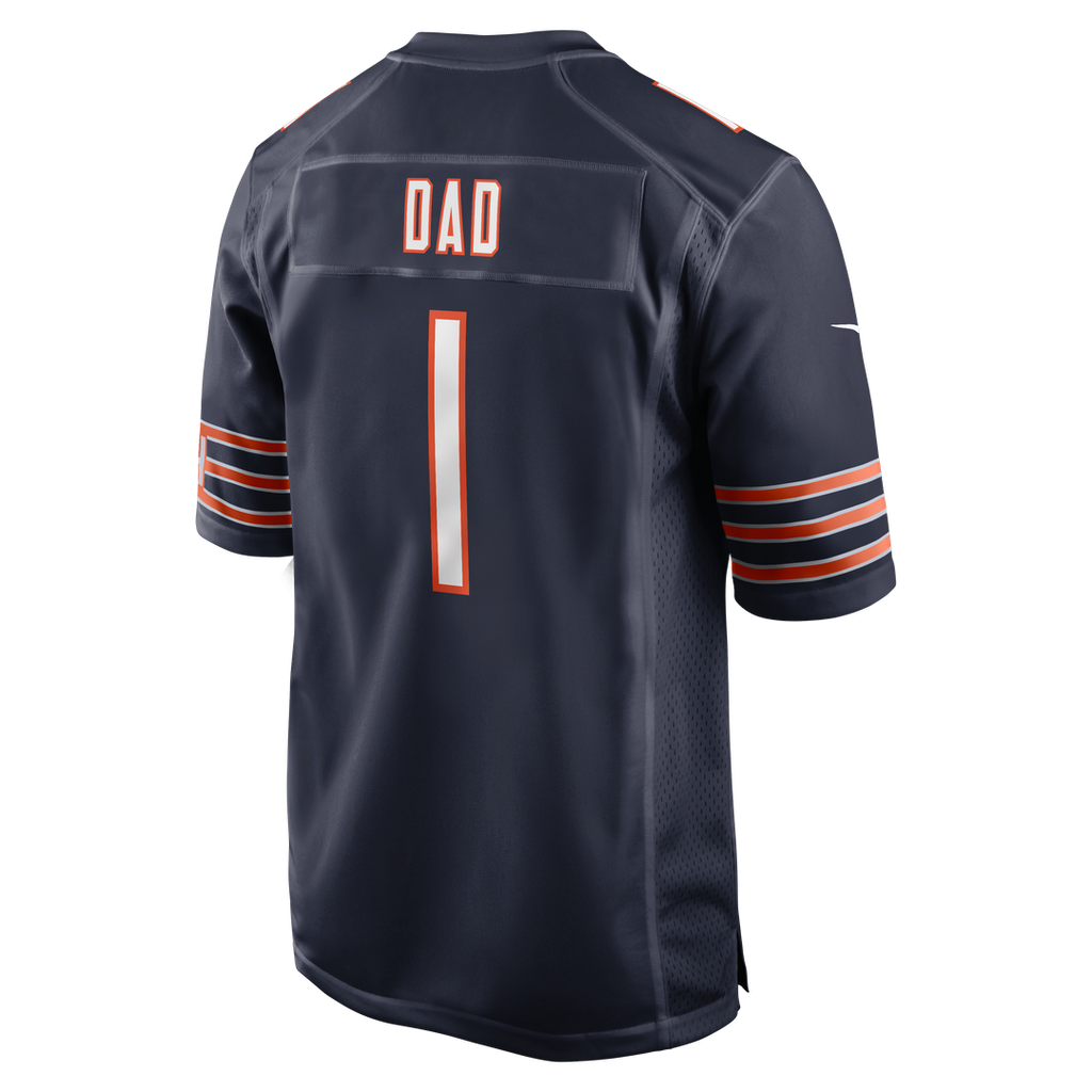 Men's Chicago Bears Number 1 Dad Navy