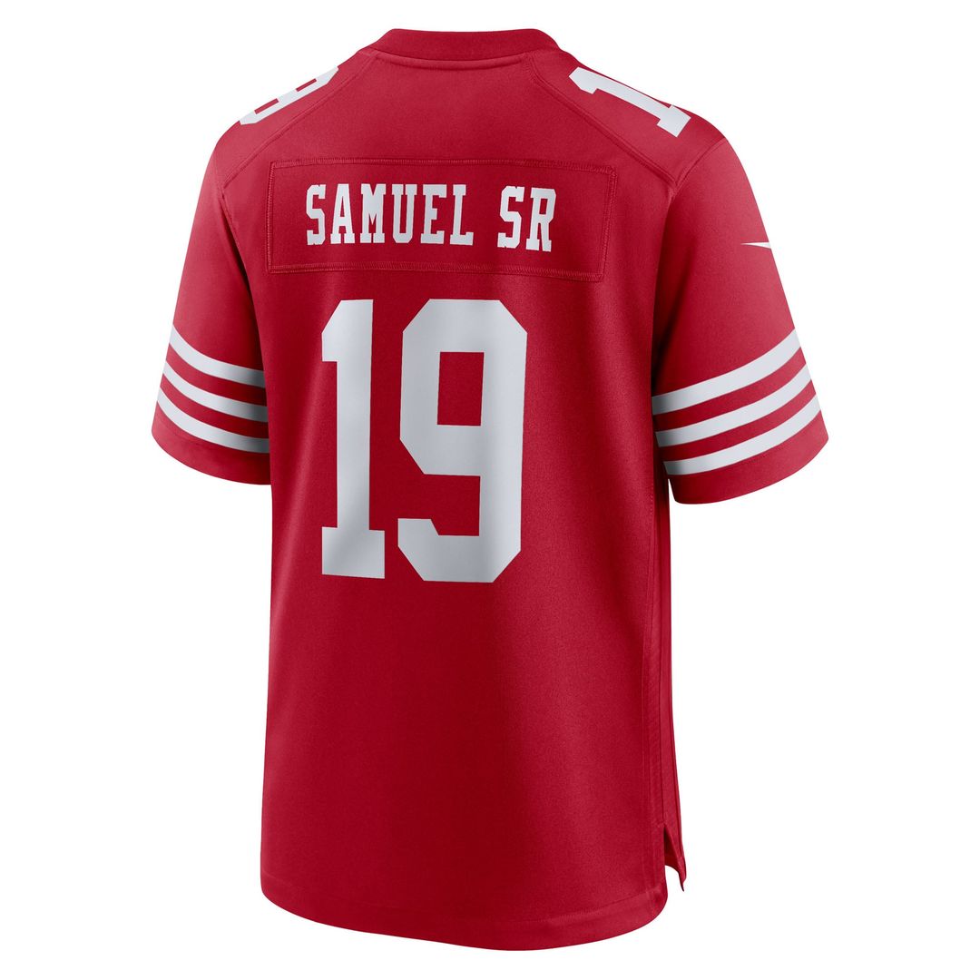 Men's San Francisco 49ers Deebo Samuel Sr Scarlet Team