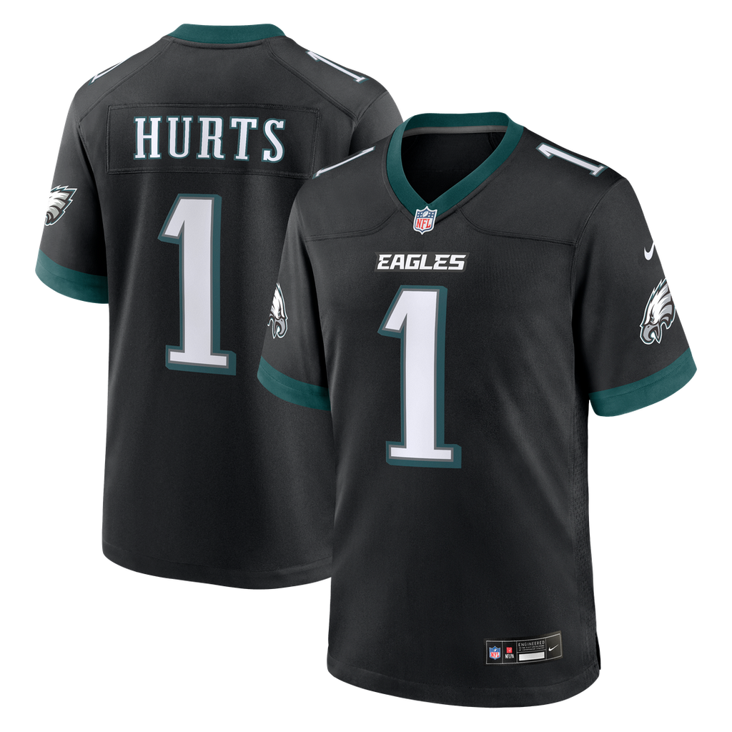 Men's Philadelphia Eagles Jalen Hurts Midnight Green Team