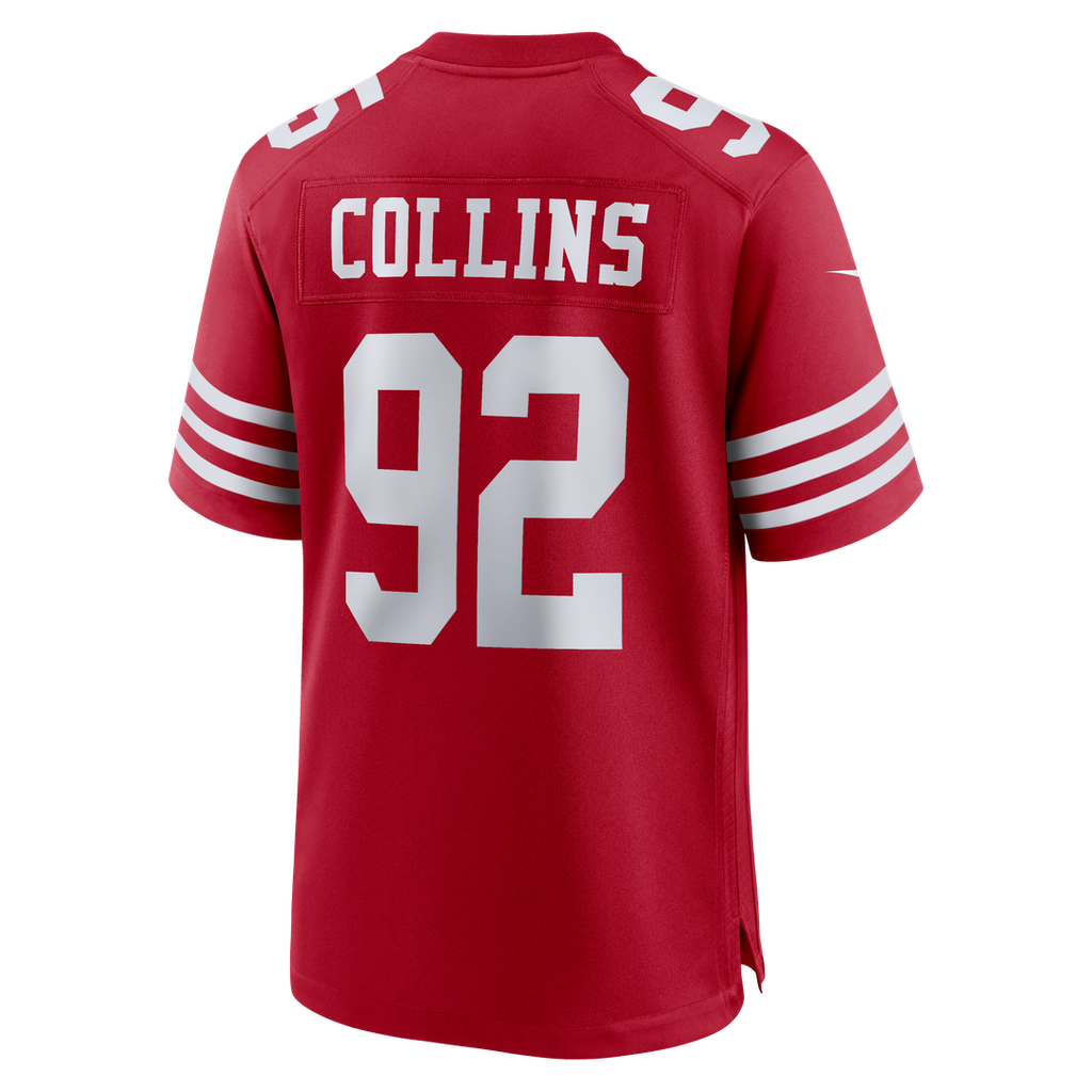 Men's San Francisco 49ers Alfred Collins Scarlet Team