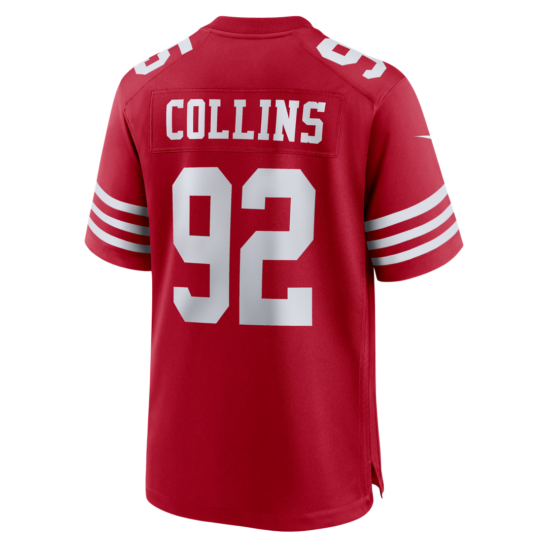 Men's San Francisco 49ers Alfred Collins Scarlet Team