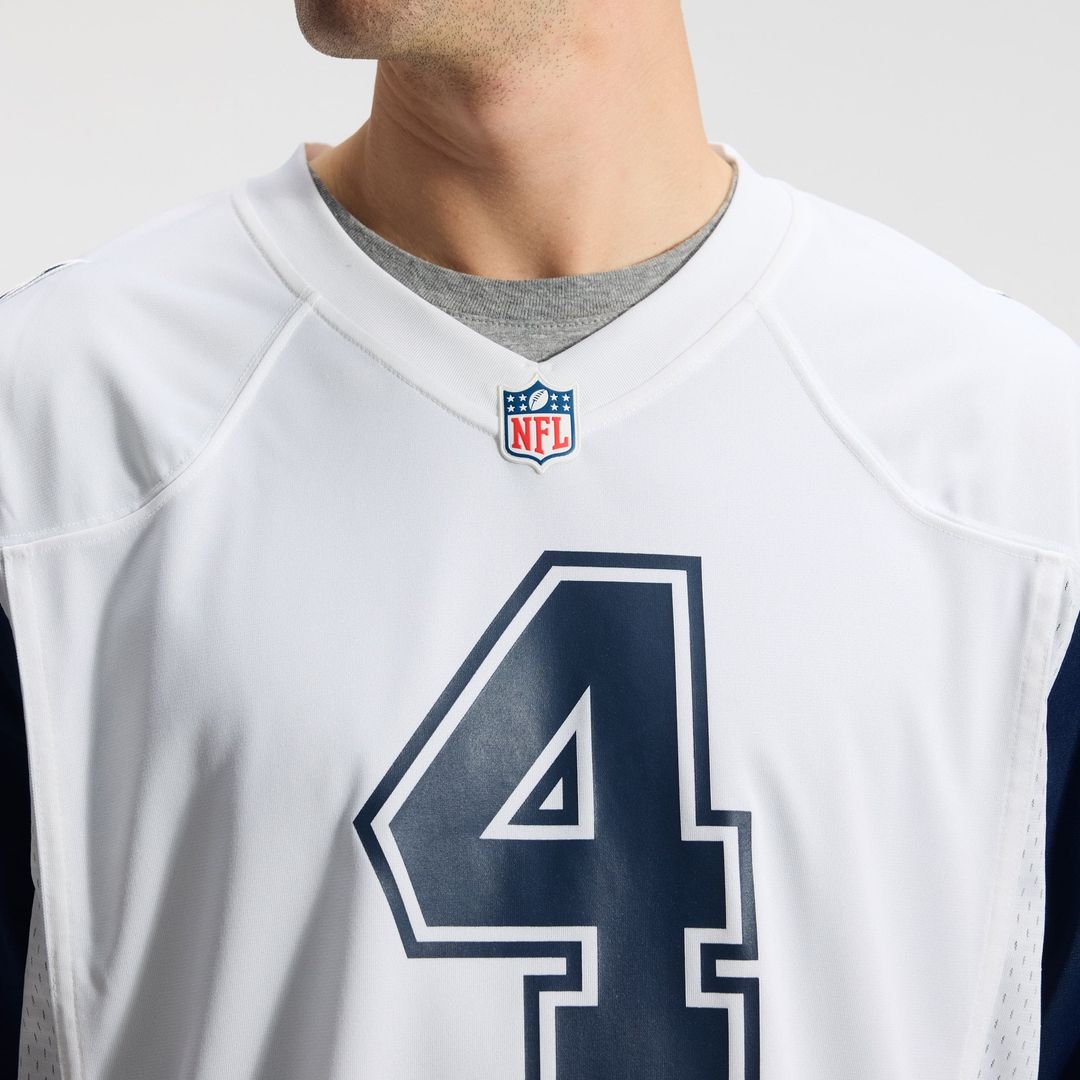 Men's Dallas Cowboys Dak Prescott Navy Alternate Game Team Jersey