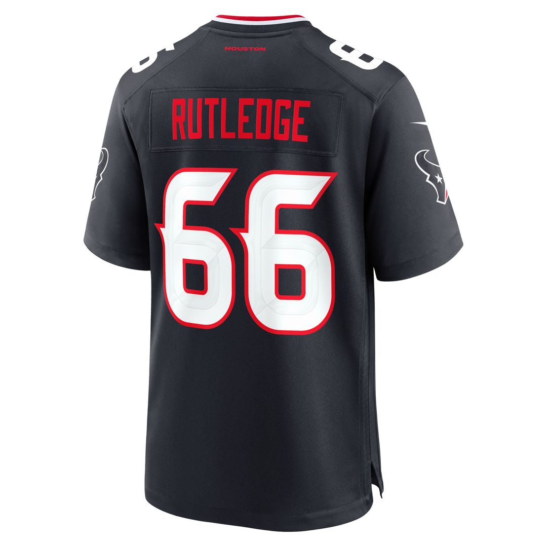 Men's Houston Texans Keylan Rutledge Navy Team
