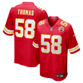 Men's Kansas City Chiefs Derrick Thomas Red Game Retired Player Jersey
