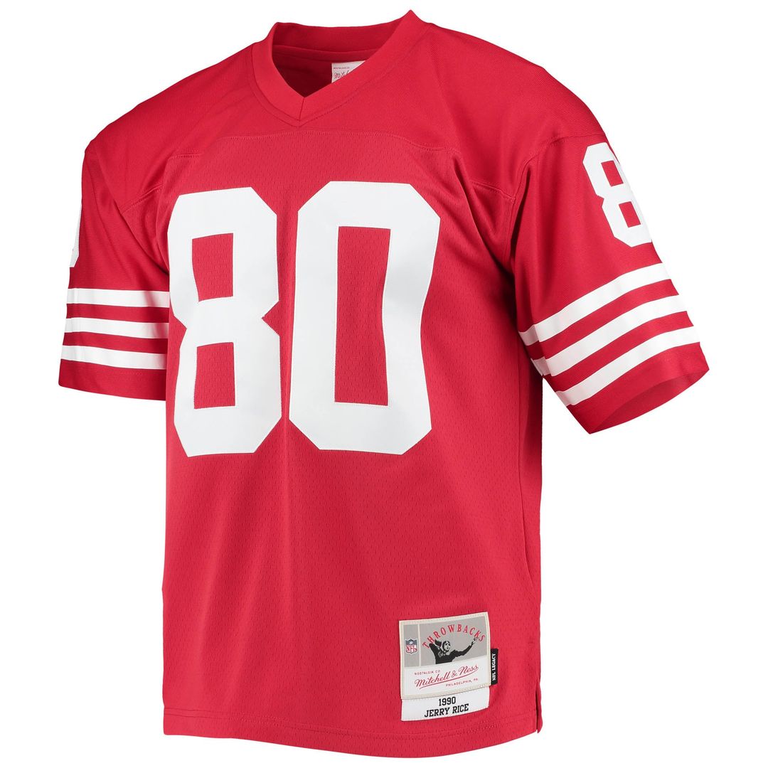 Men's San Francisco 49ers Jerry Rice Scarlet Legacy Replica Jersey