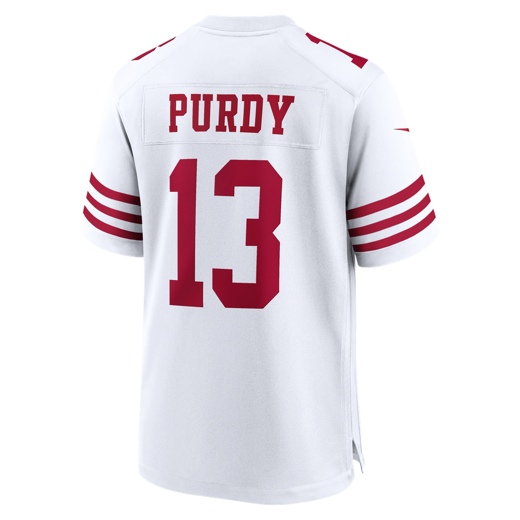 Men's San Francisco 49ers Brock Purdy Scarlet 80th Anniversary