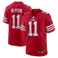 Men's San Francisco 49ers Brandon Aiyuk Scarlet Game Player Jersey
