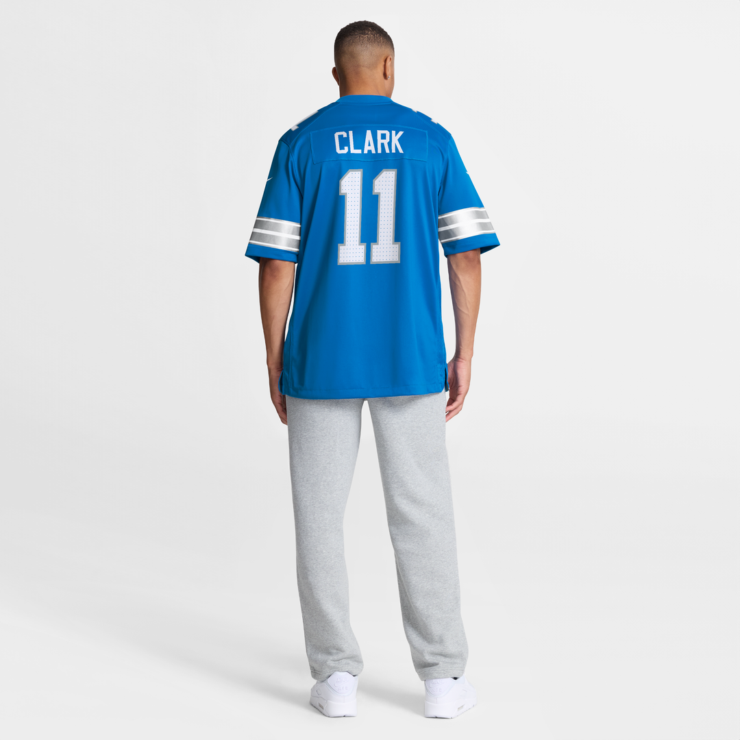 Men's Detroit Lions Damone Clark Blue Team
