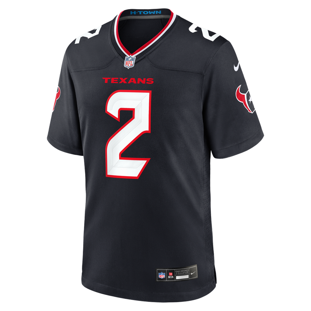 Men's Houston Texans Calen Bullock Navy Team