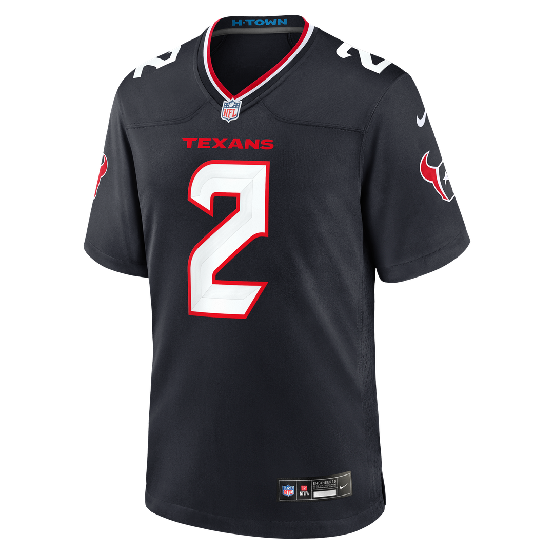 Men's Houston Texans Calen Bullock Navy Team