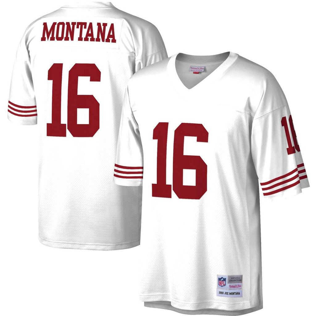 Men's San Francisco 49ers Joe Montana Scarlet Legacy Replica Jersey